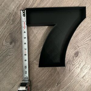 Black Number 7 charcuterie/treat box tray